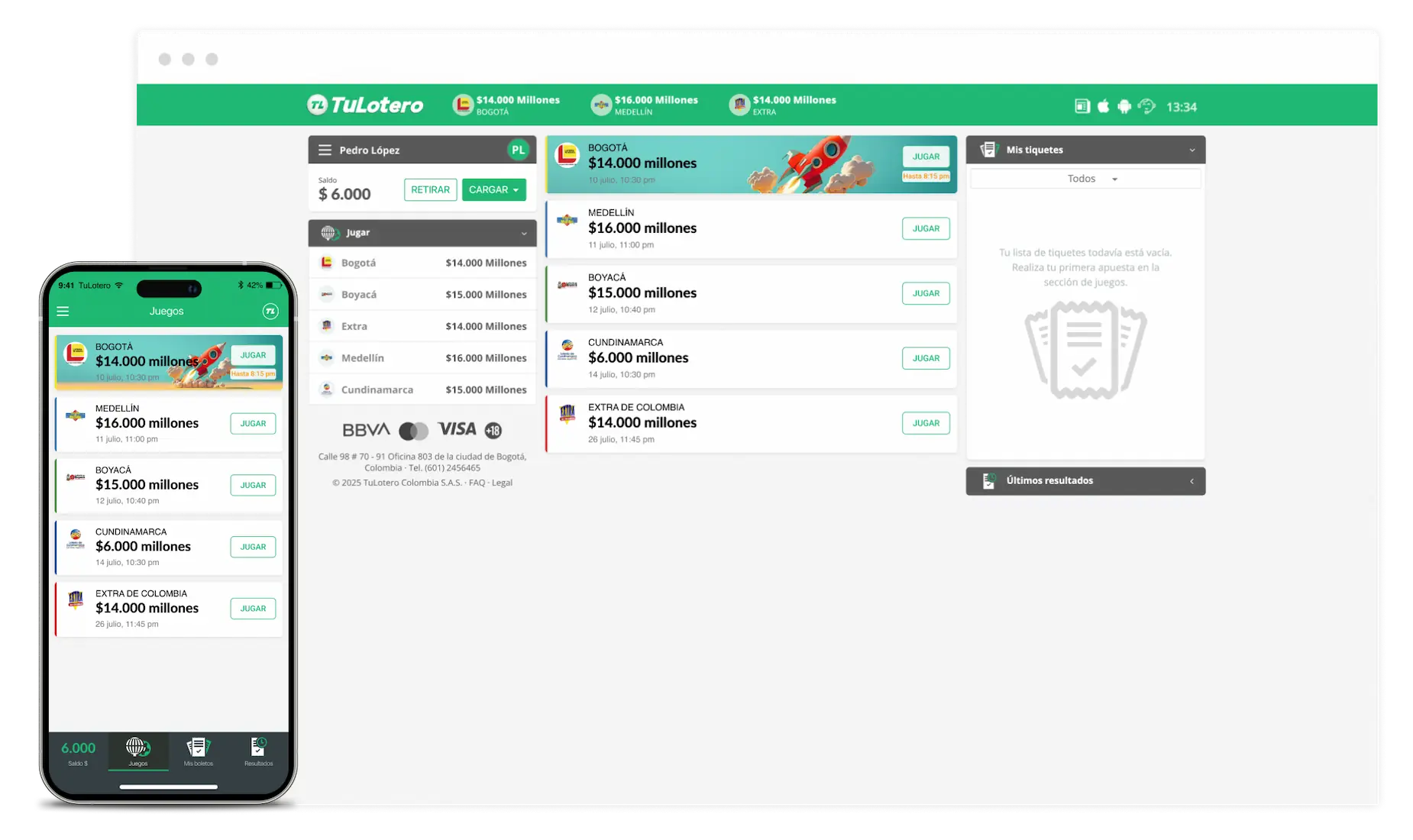 Aplicaciones disponibles