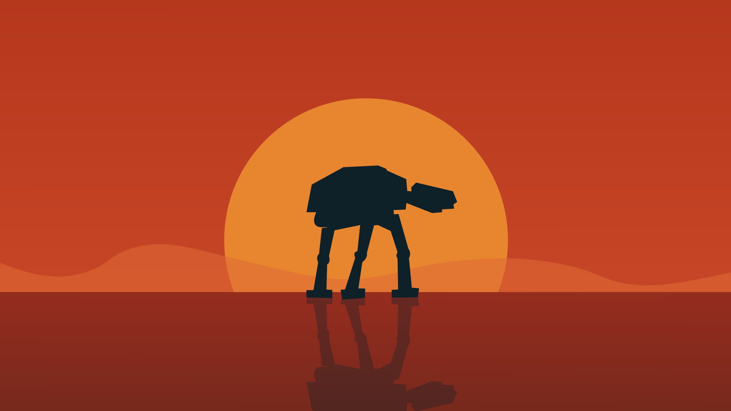Silueta inspirada en Star Wars al atardecer para una nota sobre los secos de la Lotería de Cundinamarca