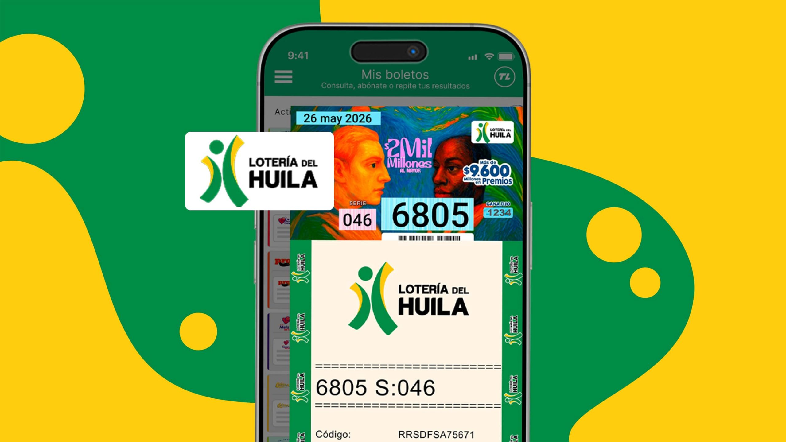 Cómo jugar a Lotería del Huila en TuLotero desde el celular