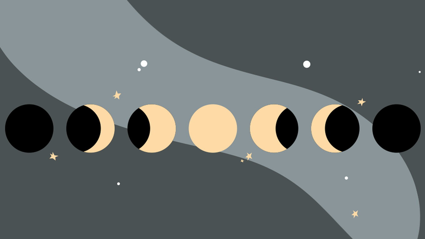 Fases de la luna como inspiración para una corazonada de lotería