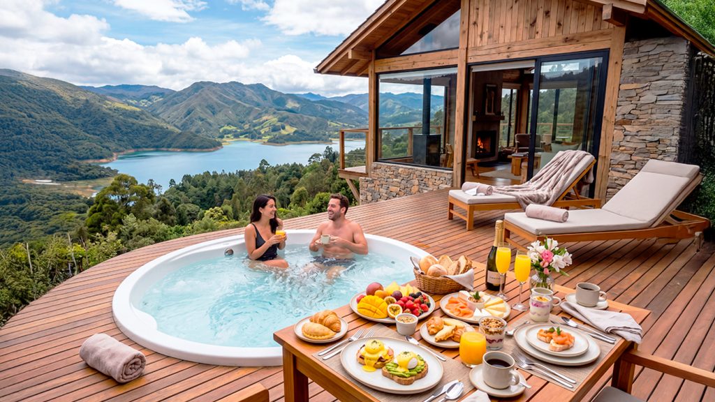 Piscina de lujo para imaginar un descanso con el Sorteo Extraordinario de Colombia
