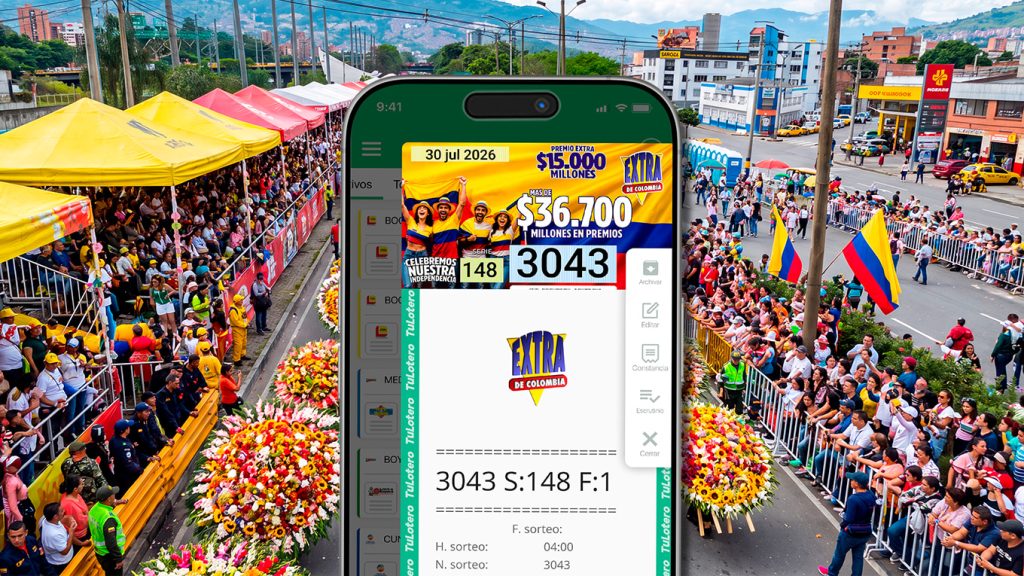 Extra de Colombia 2026 en la app durante la Feria de las Flores en Colombia