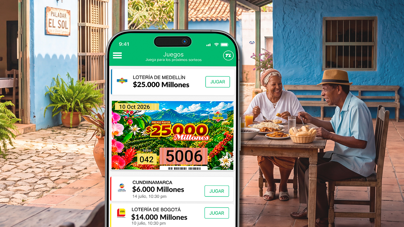 El Extraordinario de Medellín y Manizales disponible en la app de TuLotero